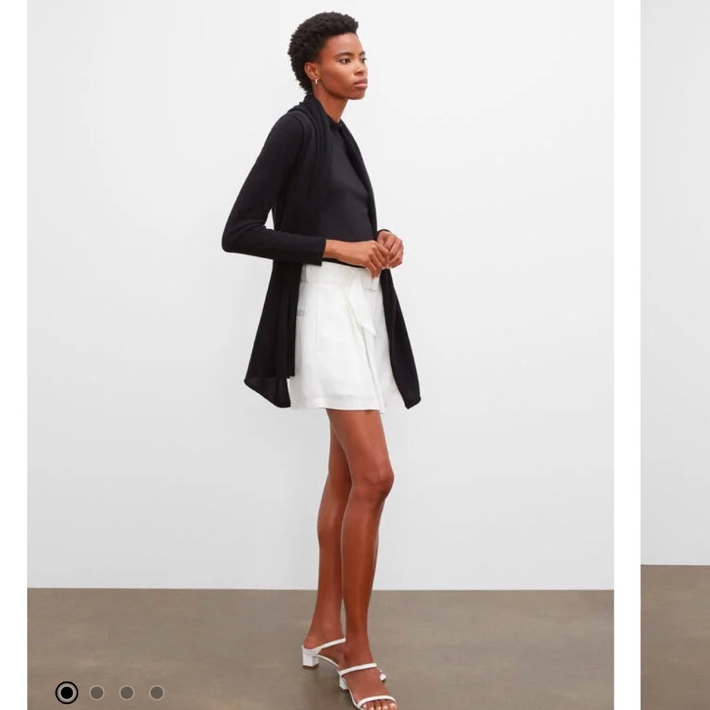 Club Monaco Women's navy Open Front cashmere Cardigan